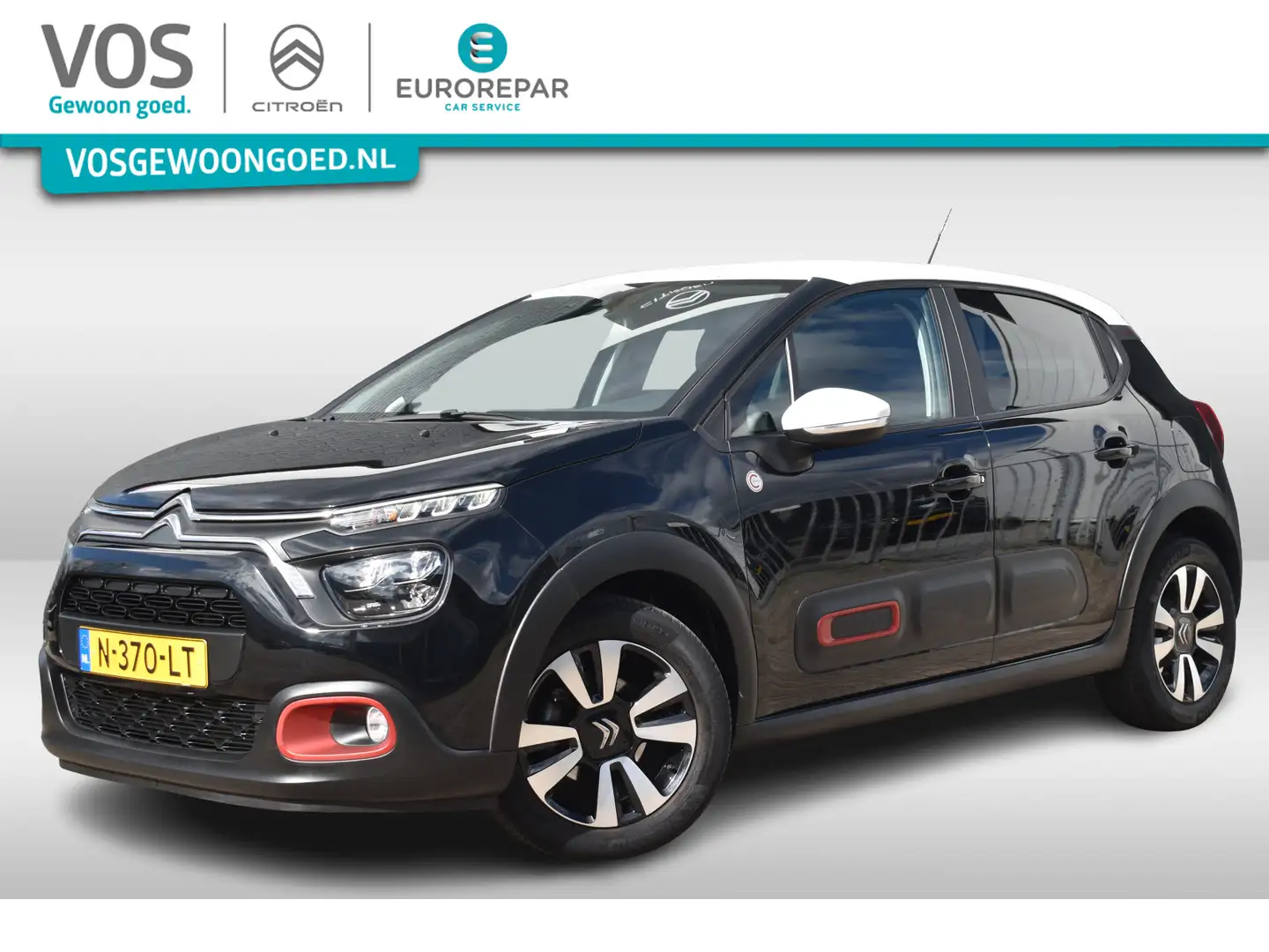 Citroen C3 PureTech 83 C-Series Airco | Parkeersensoren achte Schwarz - 1