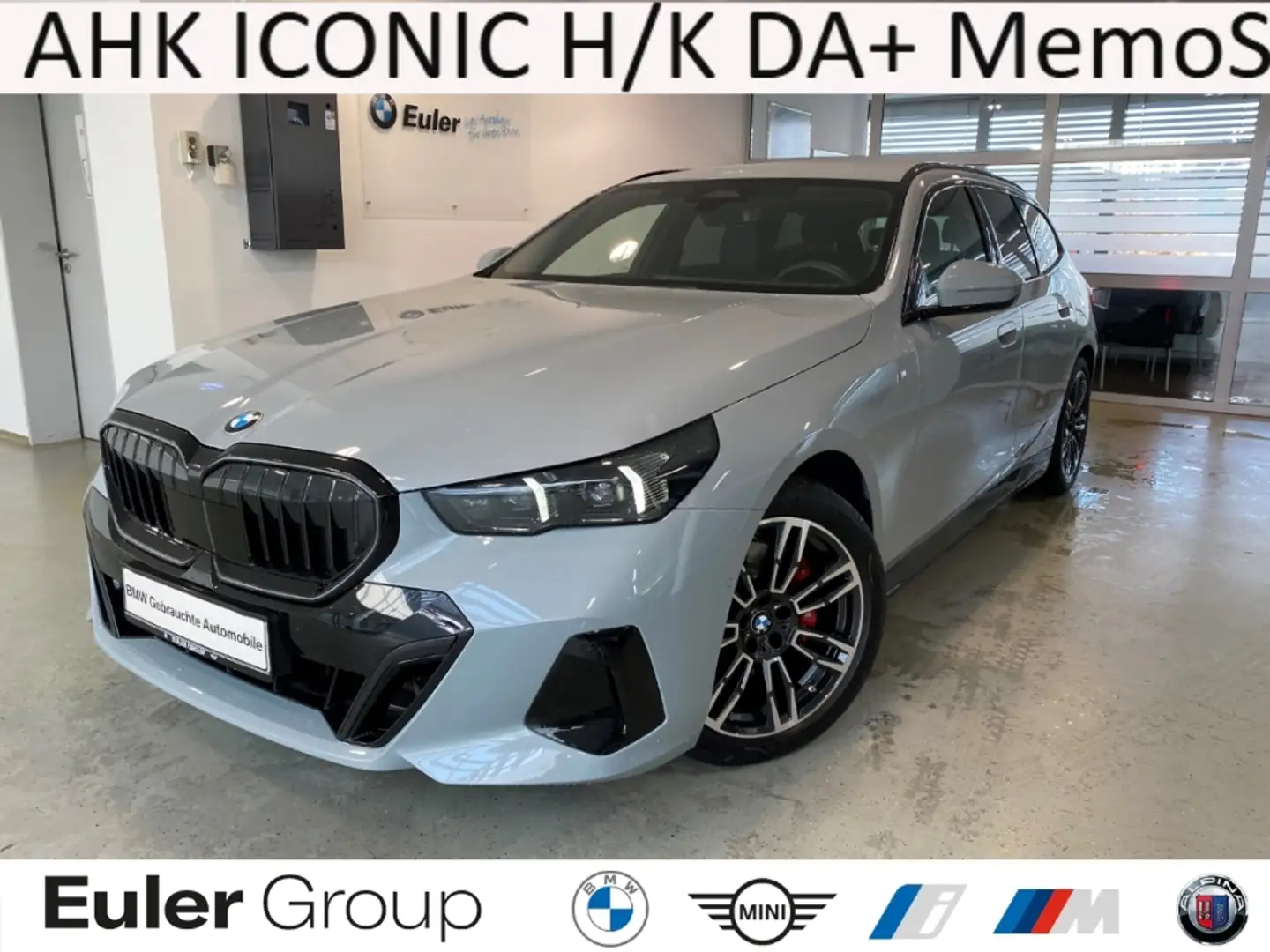 BMW 520 i M-Sport PRO Sommer19'' AHK ICONIC H/K DA+ MemoSi Grau - 1