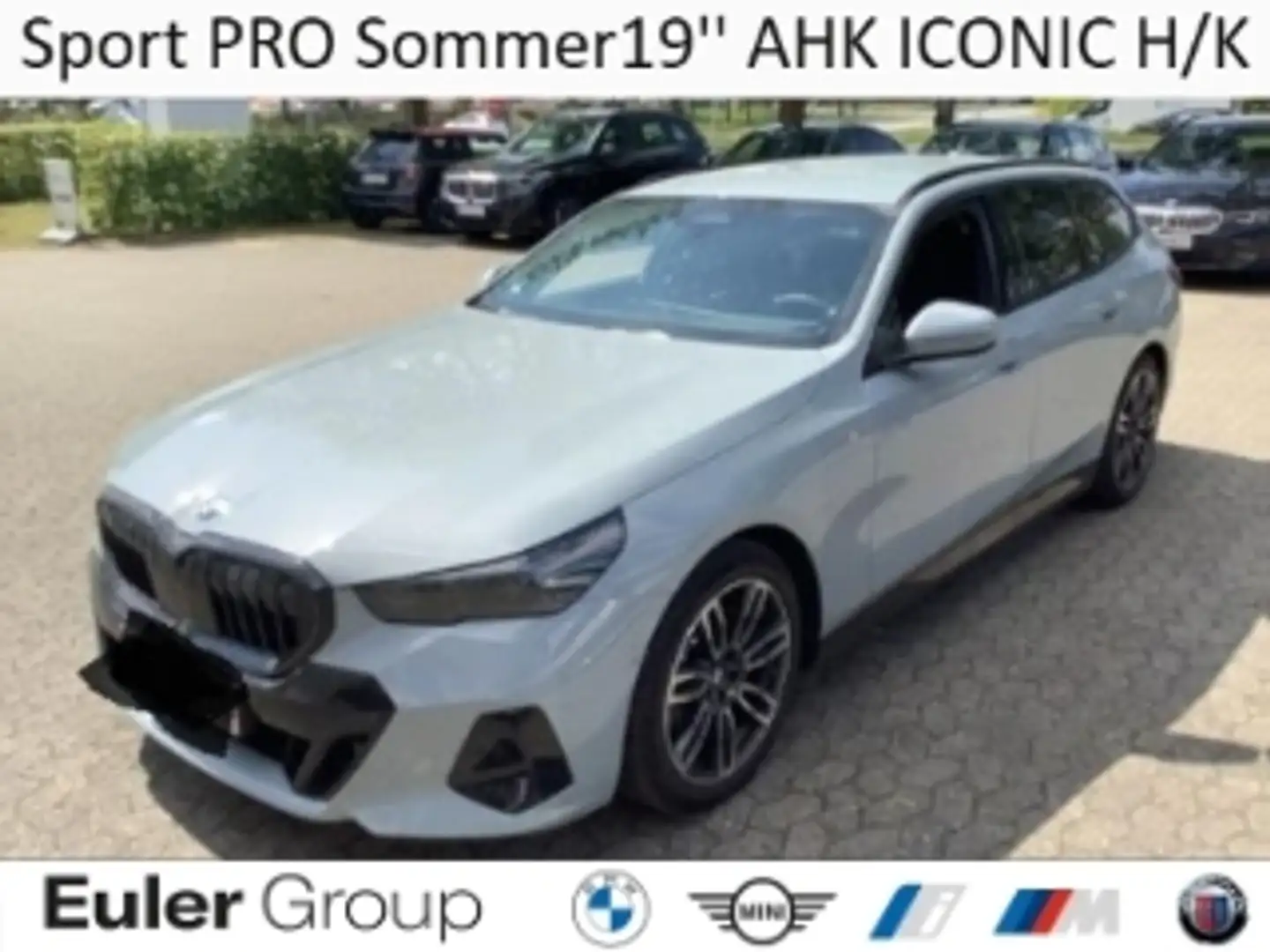 BMW 520 i M-Sport PRO Sommer19'' AHK ICONIC H/K DA+ MemoSi Grau - 1