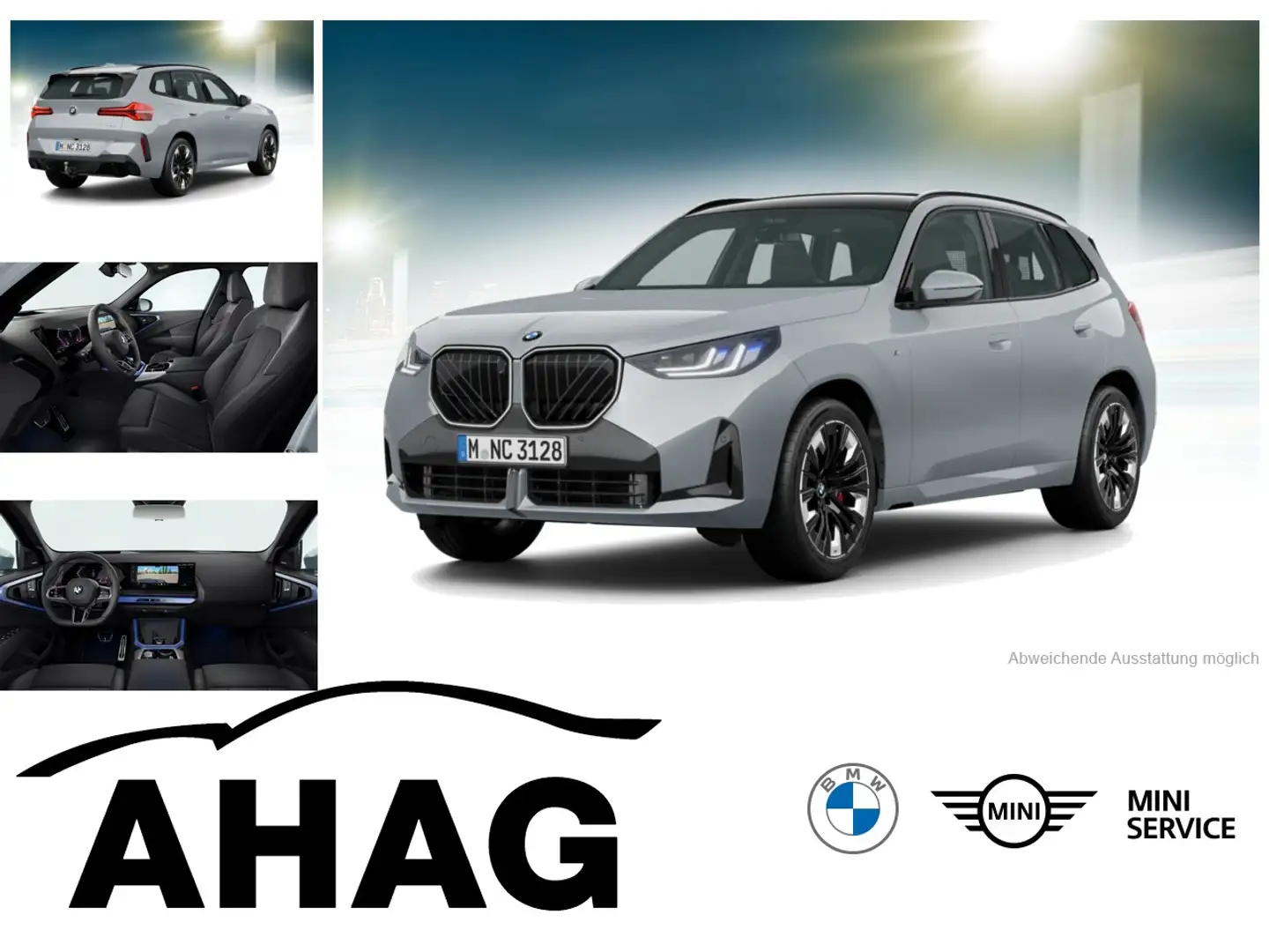 BMW X3 xDrive20 AT Navi Tempom.aktiv Panoramadach Bluetoo Grau - 1