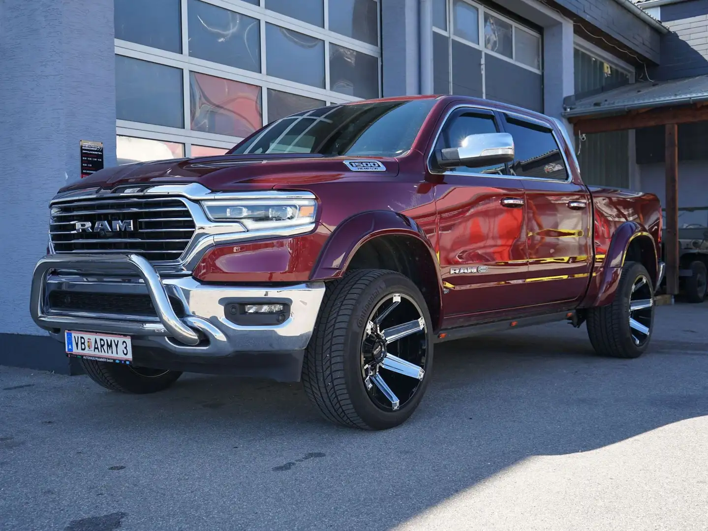 Dodge RAM Mieten oder kaufen 360€am Tag 1500 Longhorn Rot - 1