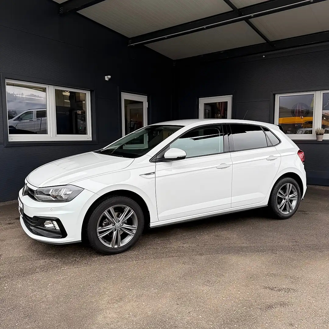 Volkswagen Polo 1,0 R-Line TSI Weiß - 2