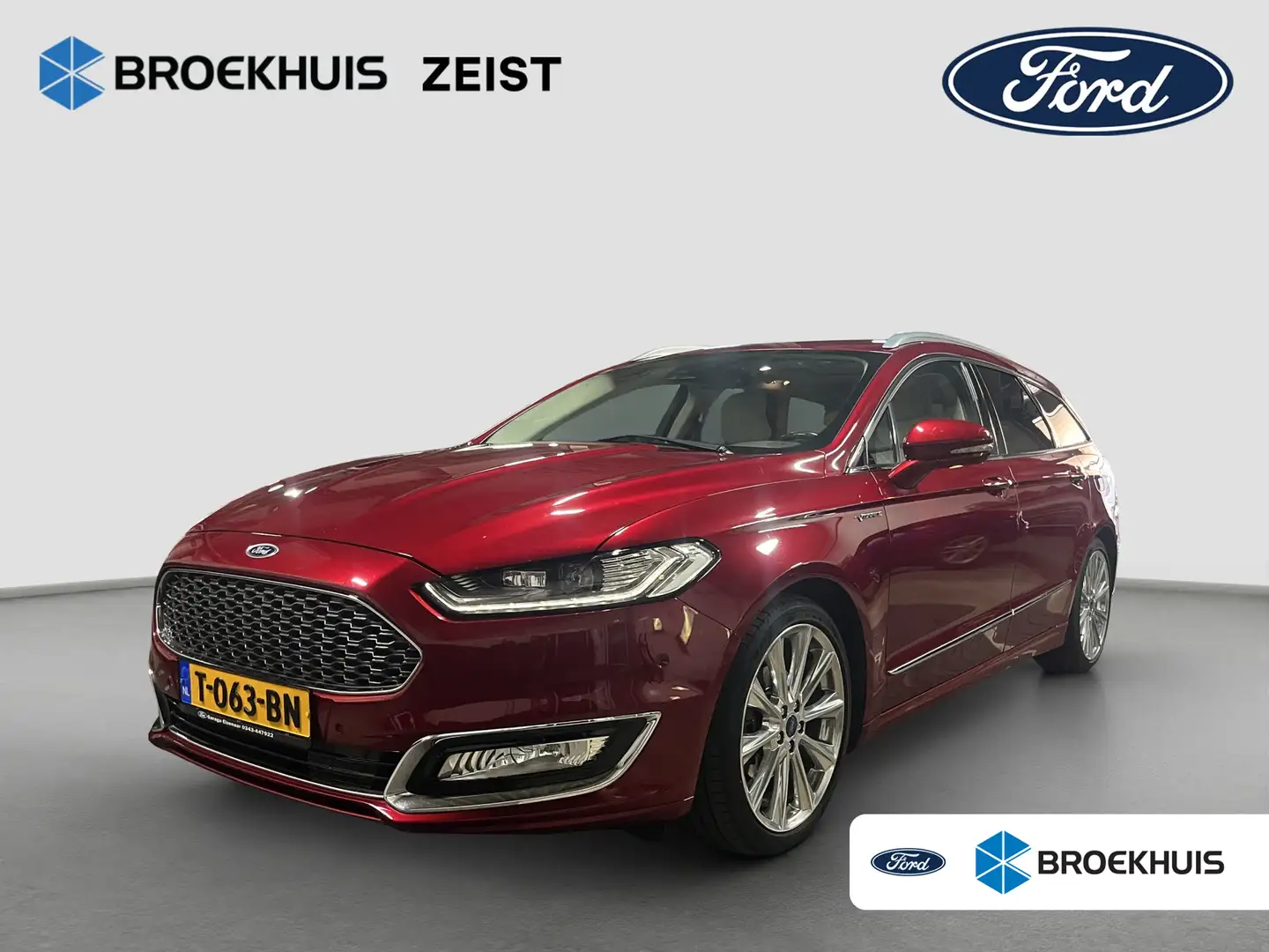Ford Mondeo Wagon 2.0 240pk Vignale Automaat | Dealer o.h. | P Rood - 1