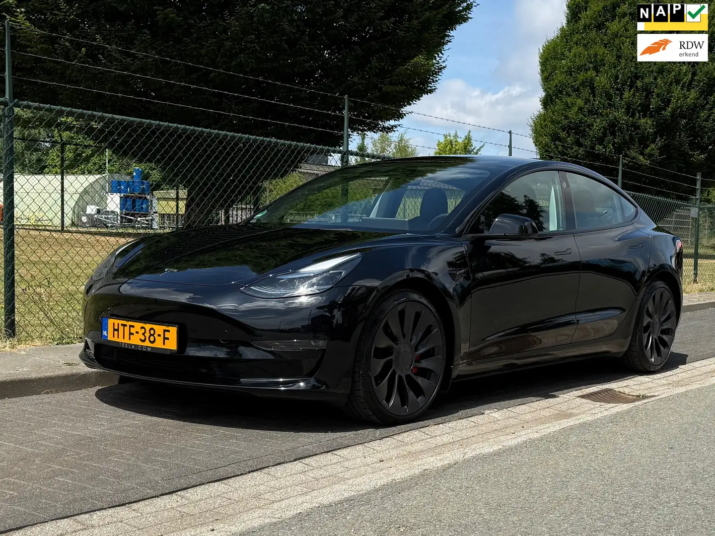 Tesla Model 3 Performance AWD 82 kWh Enhanced Autopilot Zwart - 1