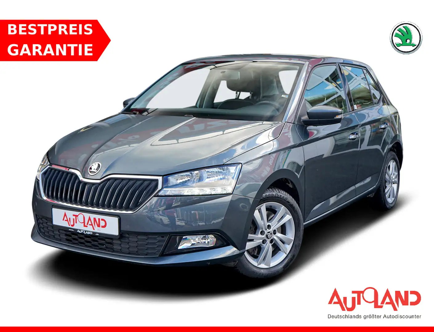 Skoda Fabia 1.0 Ambition Android Apple Tempomat Kamera Gris - 1