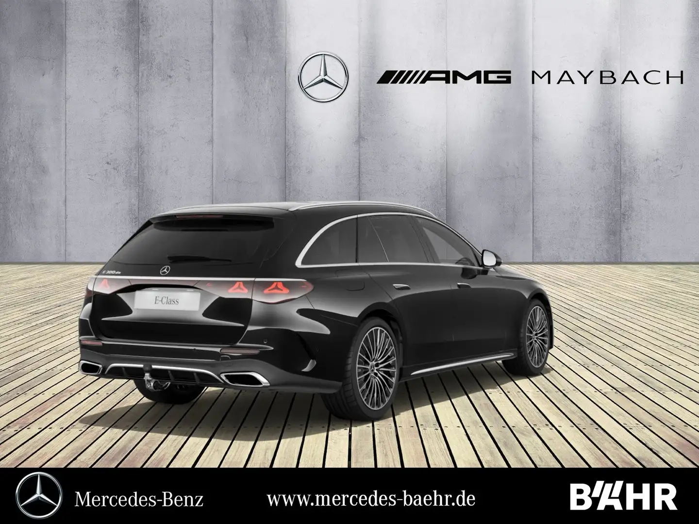 Mercedes-Benz E 300 E 300 de T AMG/Burmester4D/Pano/AHK/Distronic Schwarz - 2
