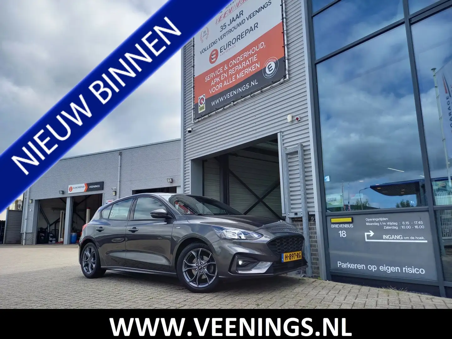 Ford Focus 1.5 181PK EcoBoost ST Line Business - B&O AUDIO - Gris - 1