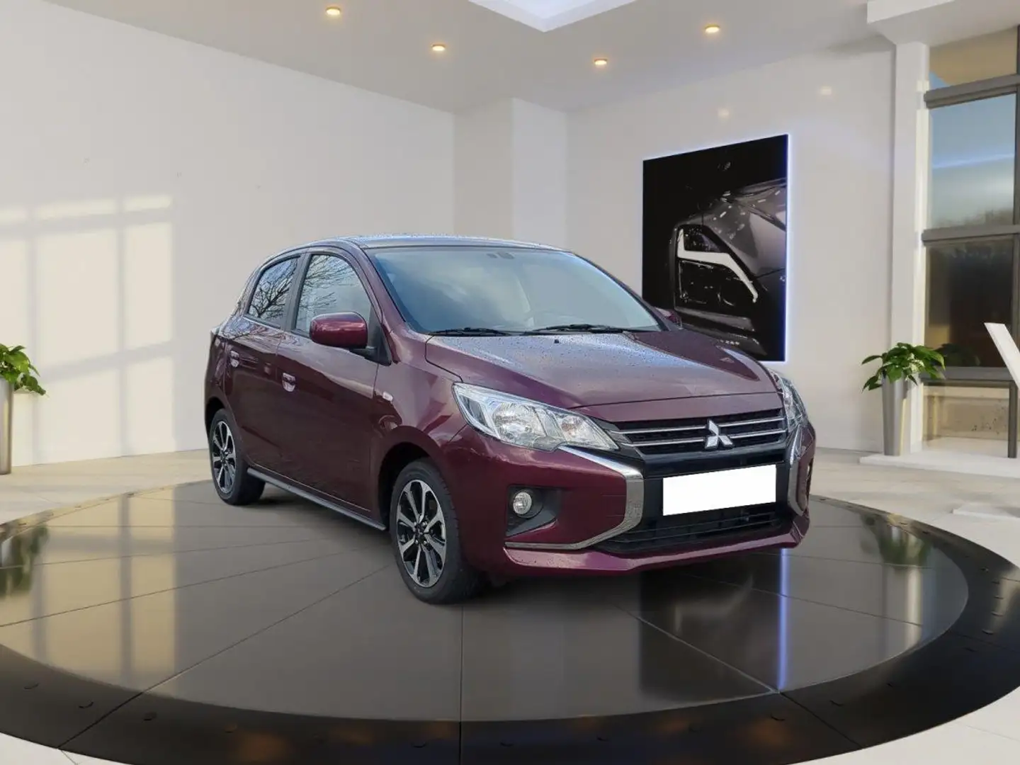 Mitsubishi Space Star 1.2 MIVEC Select+ 52 kW (71 PS), Schaltgetriebe Rot - 1