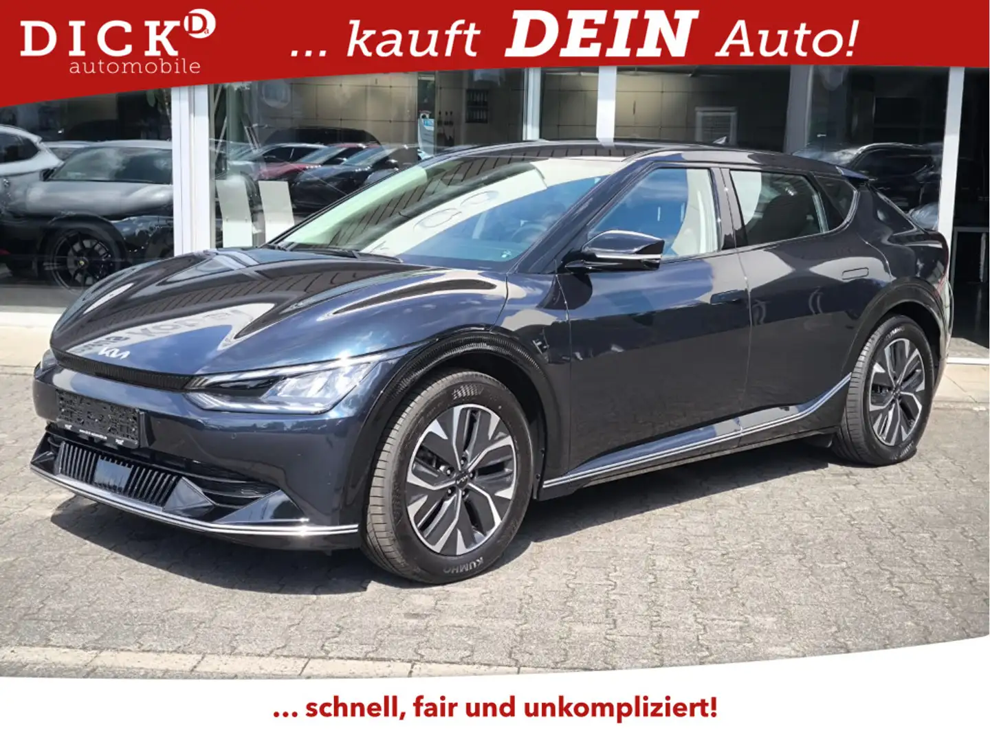 Kia EV6 2WD NAVI+LED+SHZ+KAMERA+DAB+ACC+19 Bleu - 1