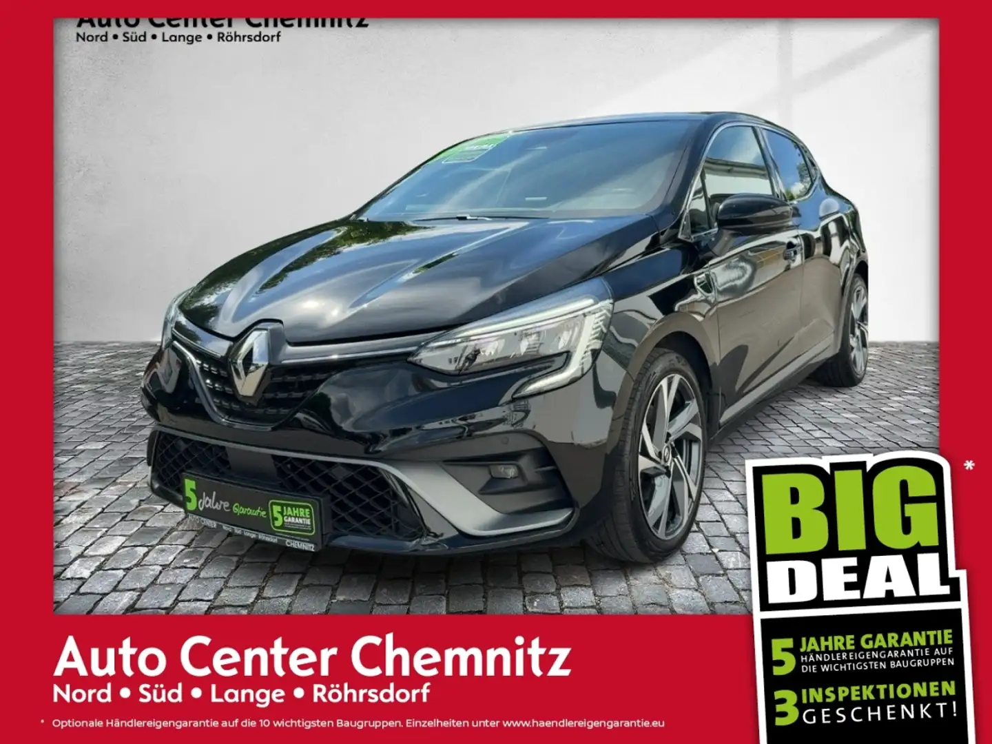 Renault Clio V 1.3 TCe 140 R.S. Line BiLED/Navi/360°Kam Negro - 1