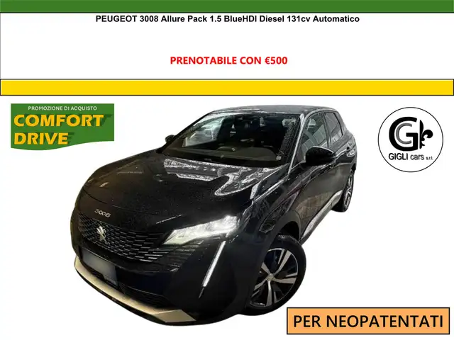 Peugeot 3008 Allure Pack 1.5 Blue HDI Automatico Neopatentati