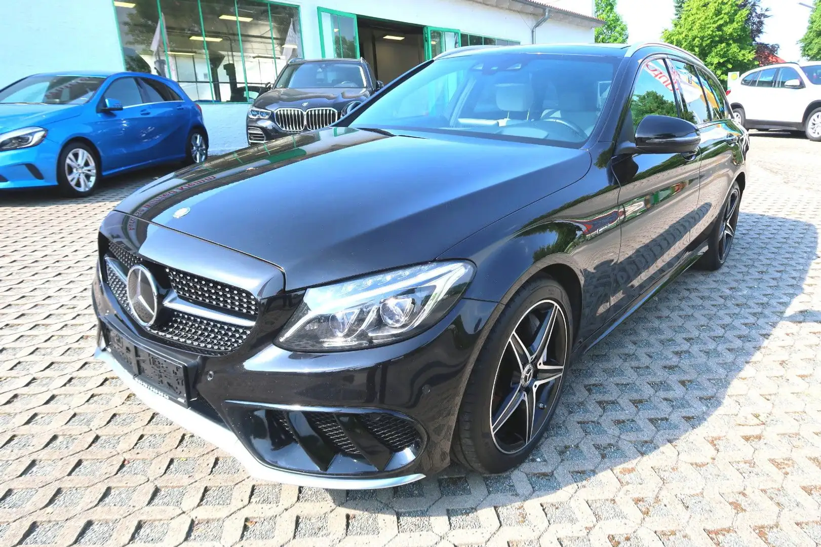Mercedes-Benz C 450 C 450TAMG4MATICAut"LED"Panor"ACC"Leder"Burmester Schwarz - 2