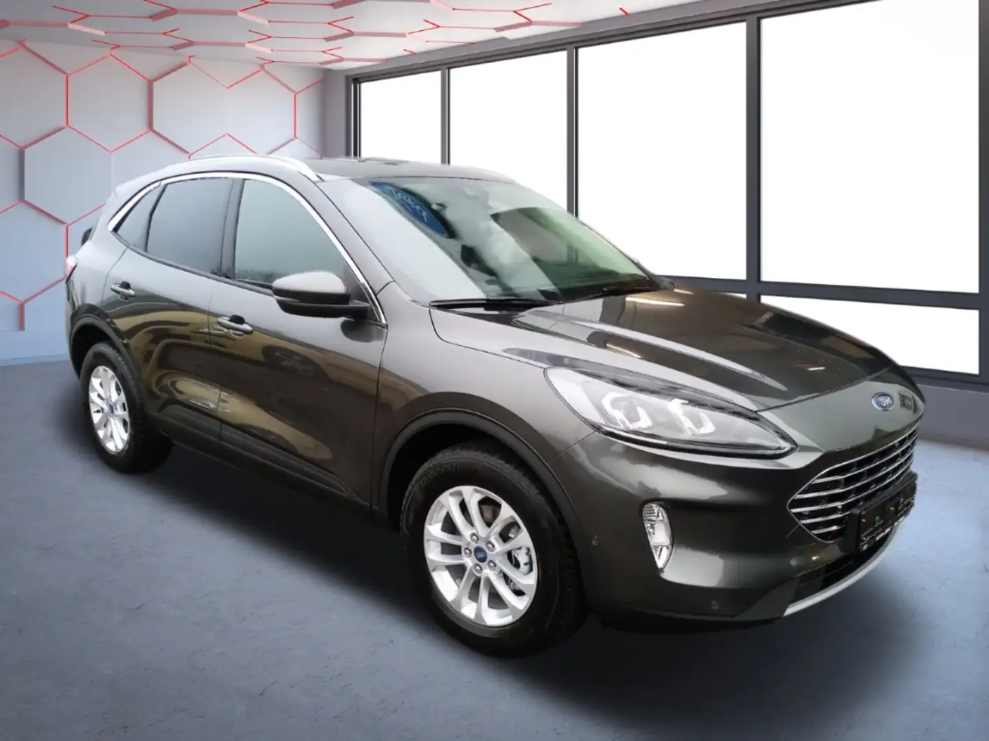 Ford Kuga Titanium X 150PS EU6d -30% +LED Adap. *Fahrassiste Gris - 2