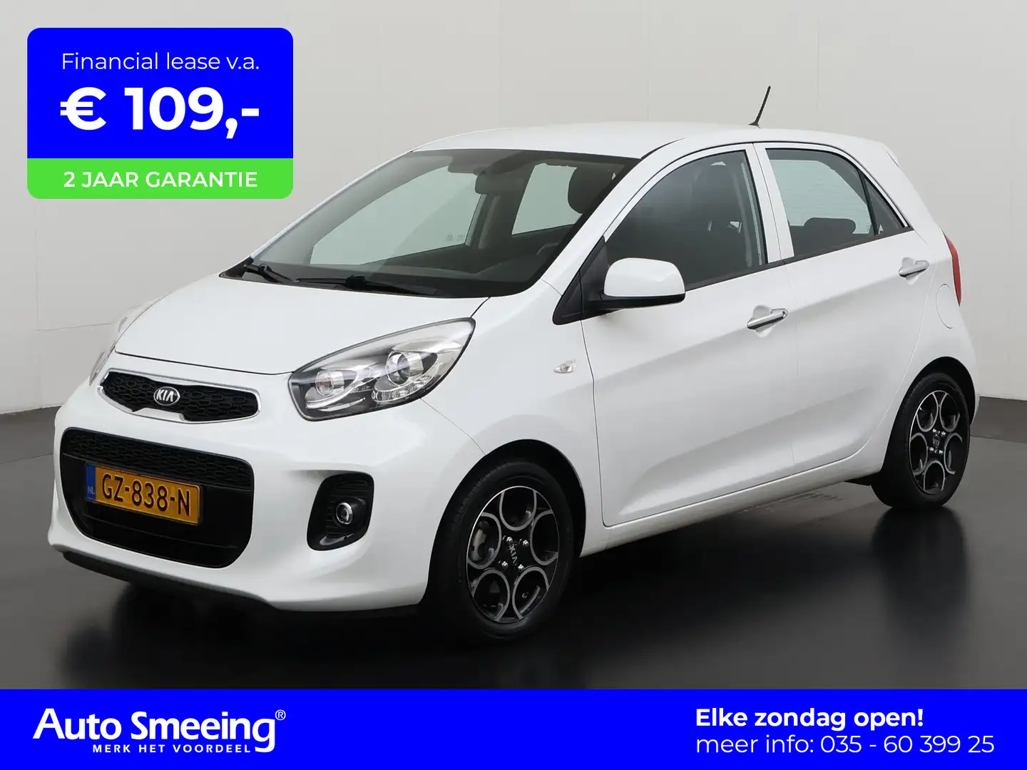 Kia Picanto 1.2 CVVT DynamicLine | Zondag Open! Weiß - 1