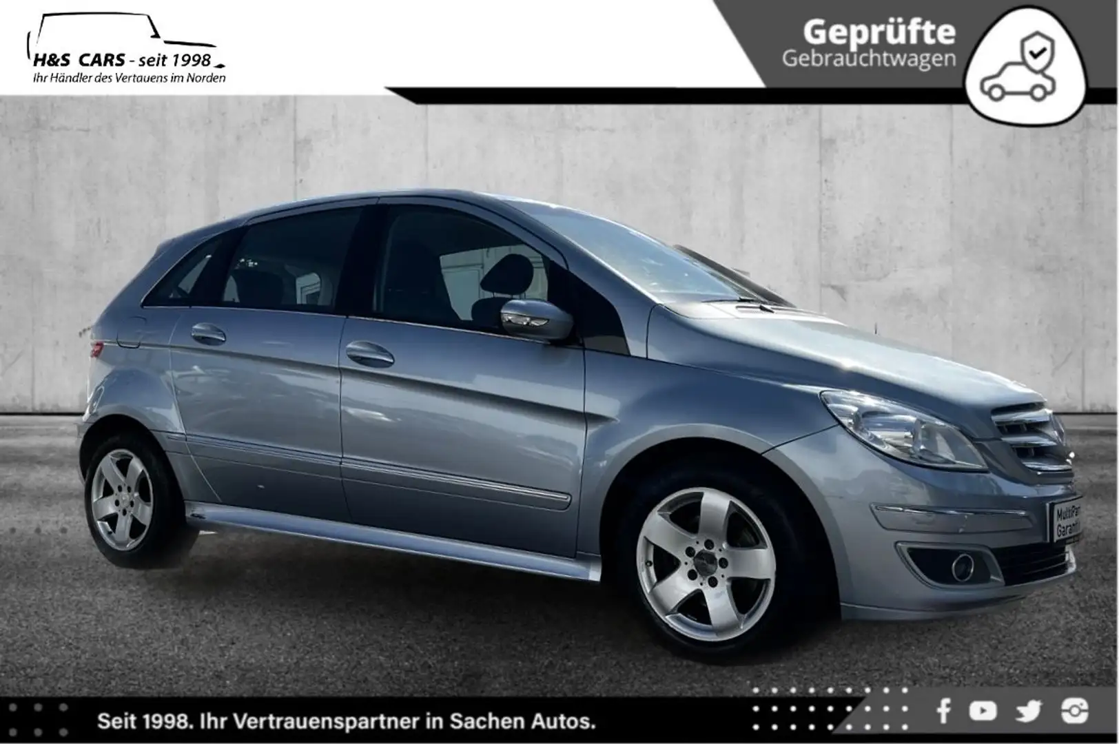 Mercedes-Benz B 200 CDI 1.H XEN NAVI COMAND LÜCKENLOS MB SERV Argent - 1