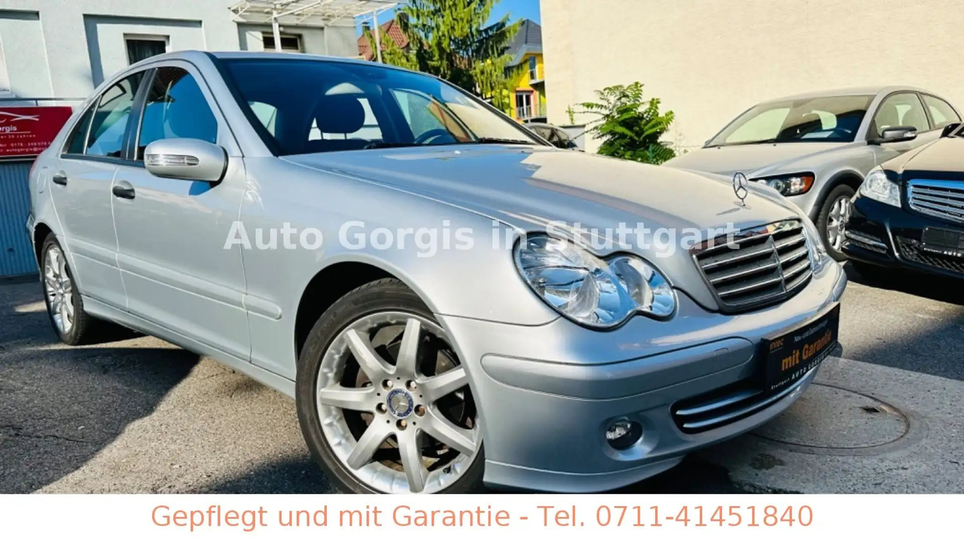 Mercedes-Benz C 180 Kompressor *1.HD*SCHECKHEFT*KLIMA* Silber - 1