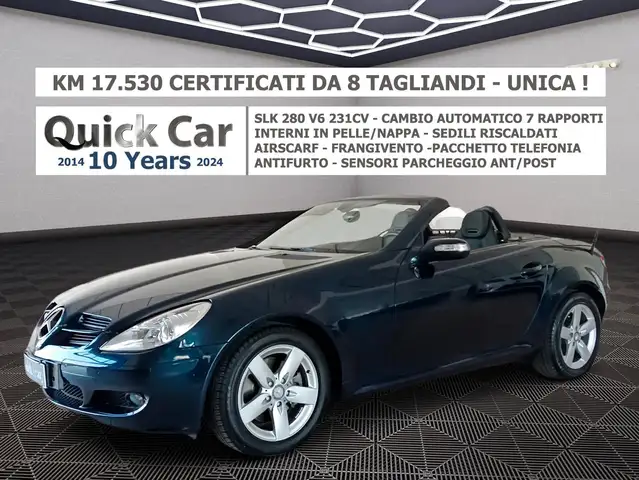 Mercedes-Benz SLK 280 V6 231CV,PELLE/NAPPA,AIRSCARF,CERCHI 17",UNICA !!!
