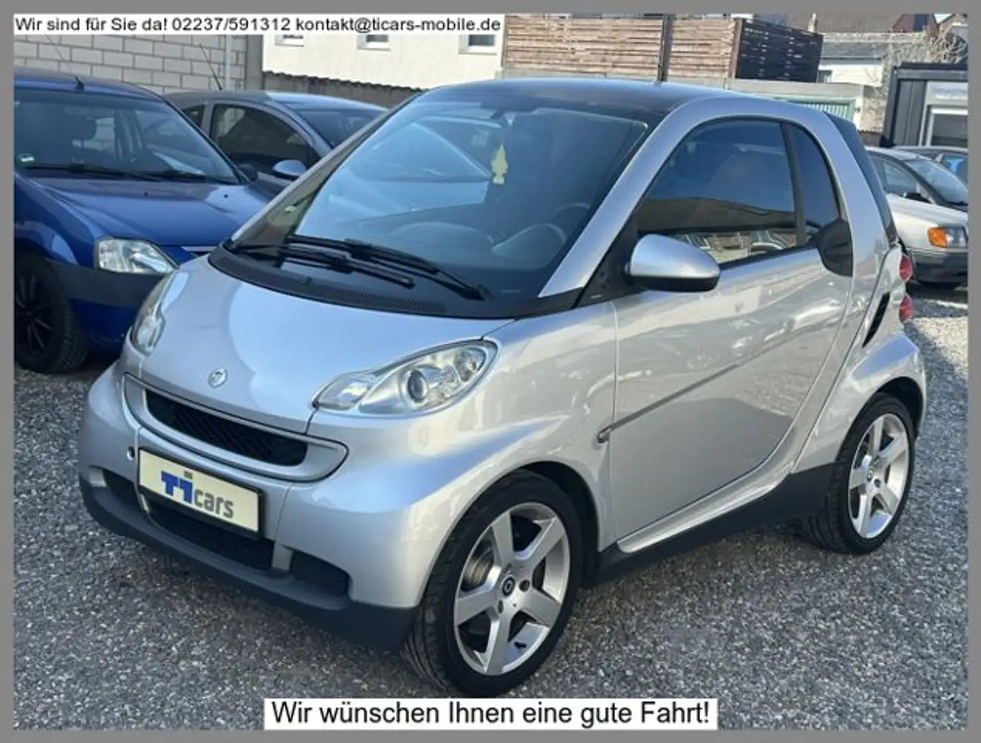 smart forTwo 1.0 mhd *Automatik,Klima,Panorama.Bluetooth,USB* Silber - 1
