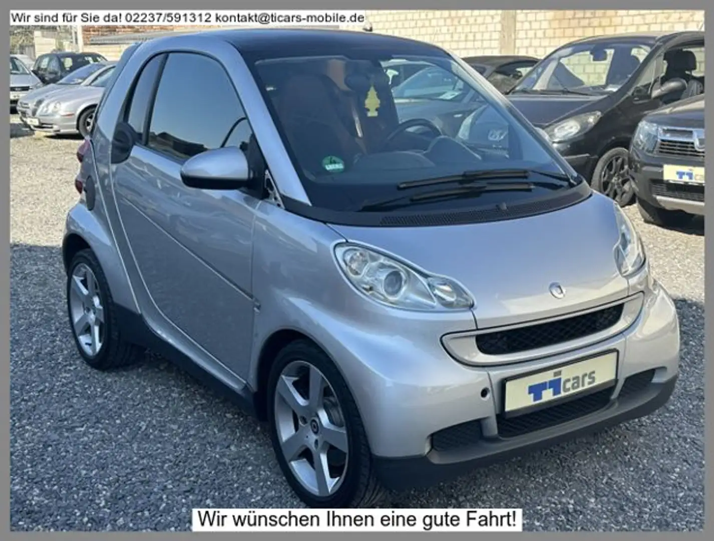 smart forTwo 1.0 mhd *Automatik,Klima,Panorama.Bluetooth,USB* Silber - 2
