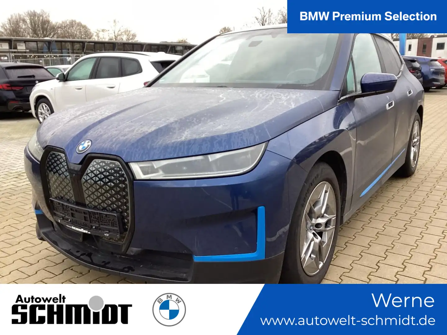 BMW iX xDrive40 + 2Jahre-BPS.-GARANTIE Blau - 1