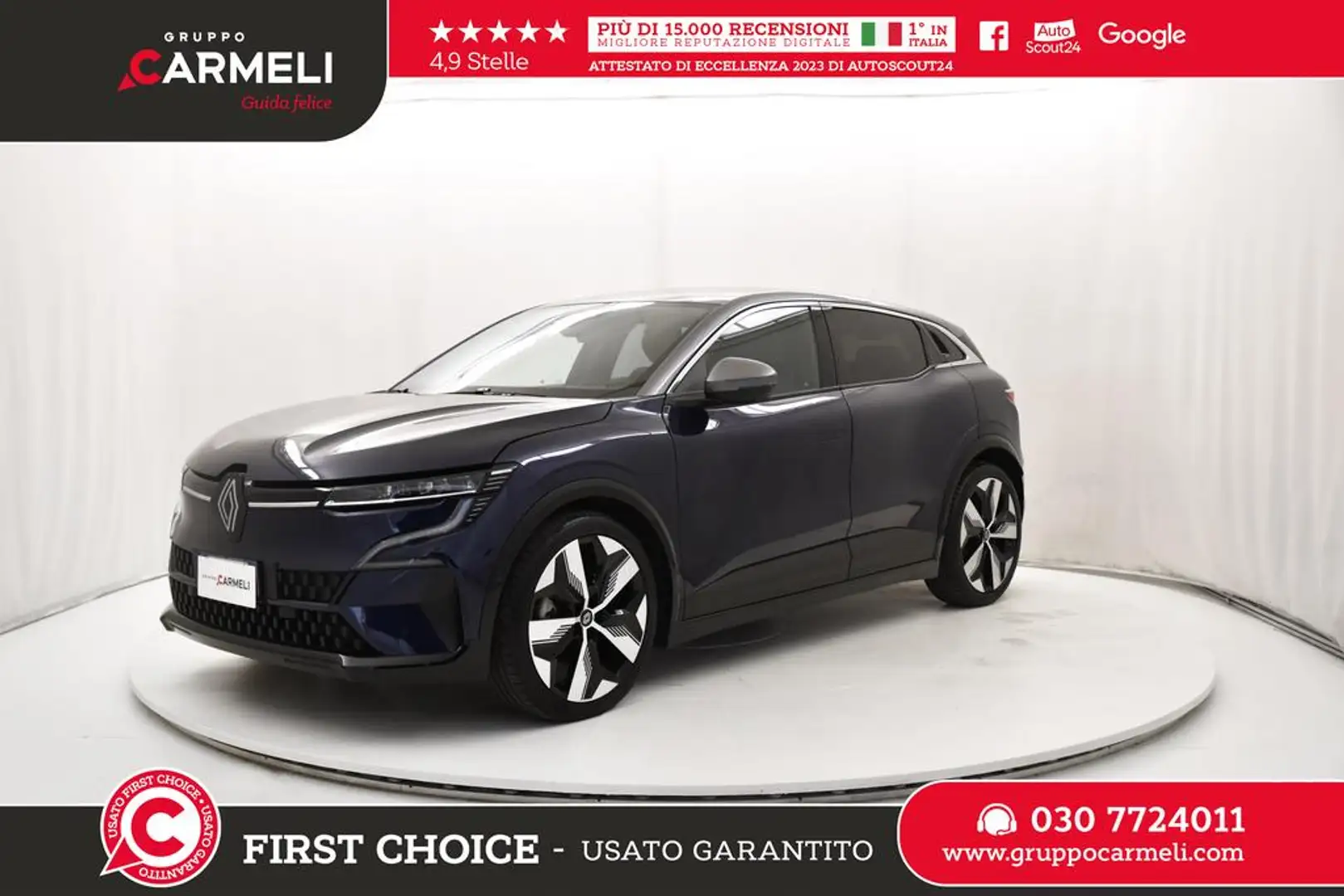 Renault Megane E-Tech Techno EV60 Optimum Charge 220cv Blau - 1