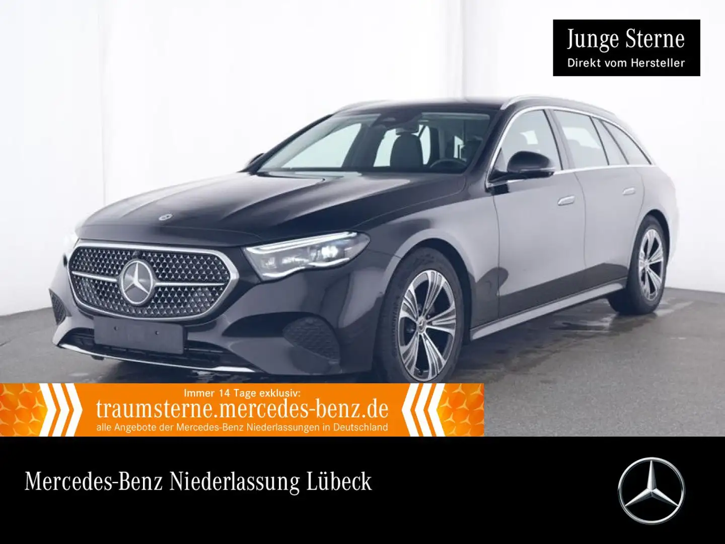 Mercedes-Benz E 220 d T Avantgarde 360° Distr. AHK Spurhalt-Ass Schwarz - 1
