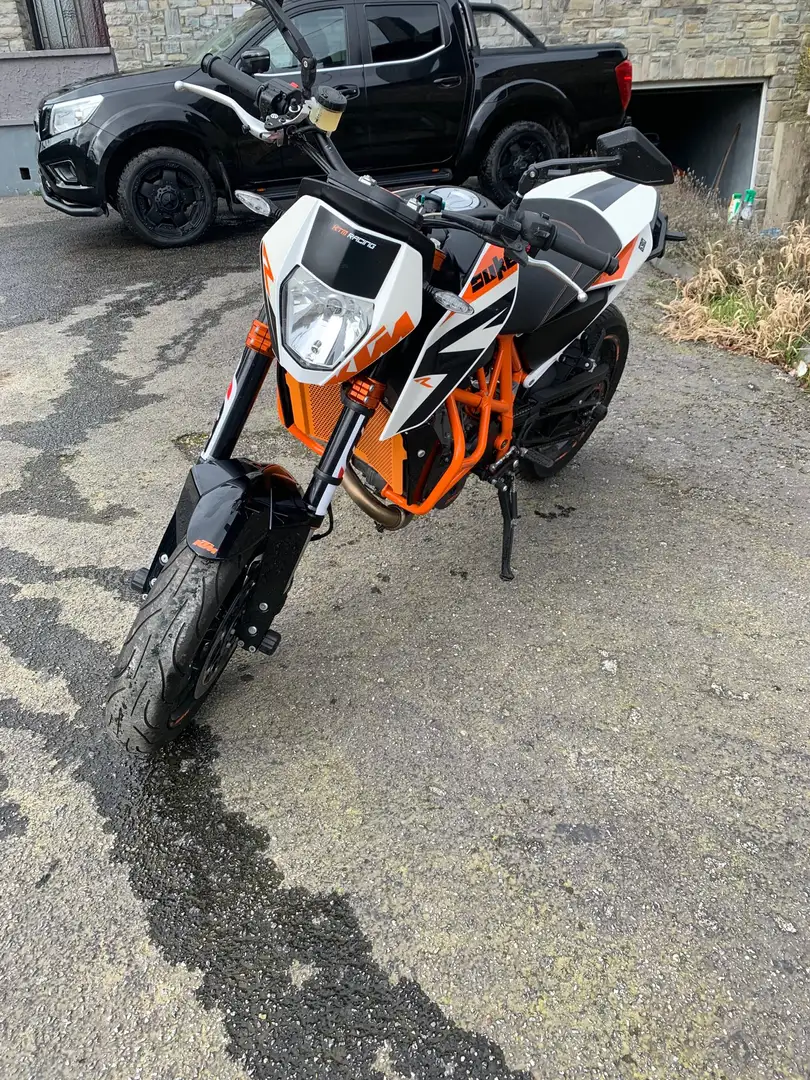 KTM 690 Duke KTM DUKE R 690 akrapovic Wit - 1