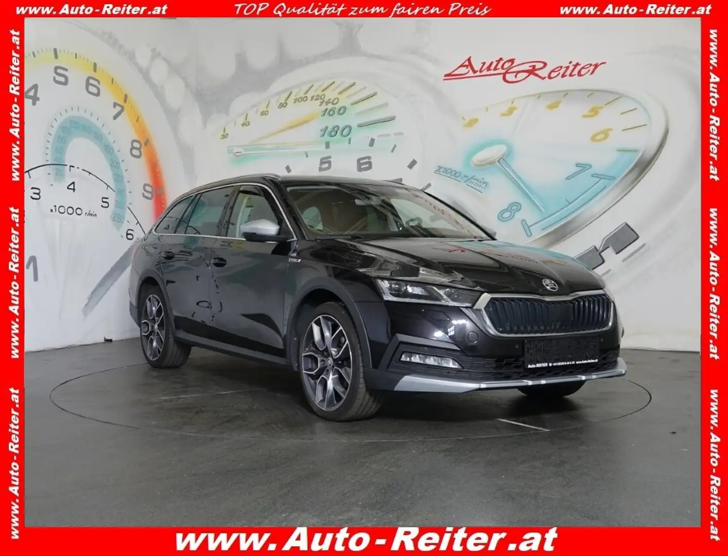 Skoda Octavia Combi Scout 2,0 TDI 4x4 DSG *LED, NAVI, ACC* Schwarz - 1