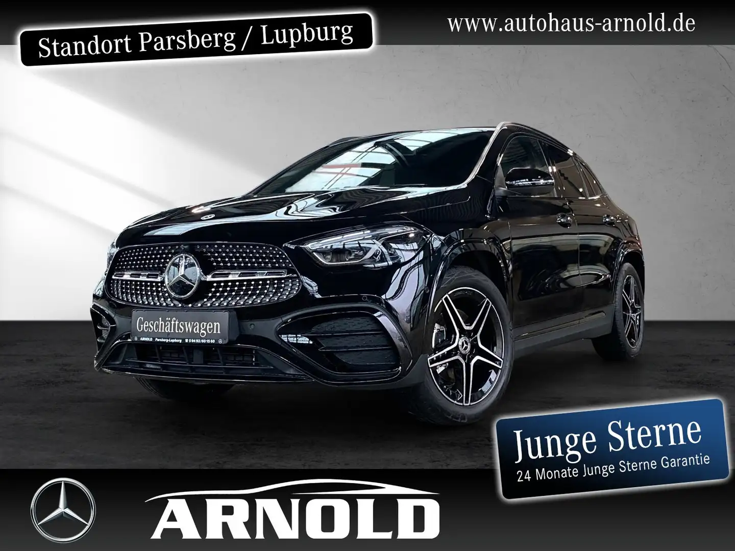 Mercedes-Benz GLA 200 GLA 200 AMG Line Distr AHK Pano 360° el-Klappe Schwarz - 1