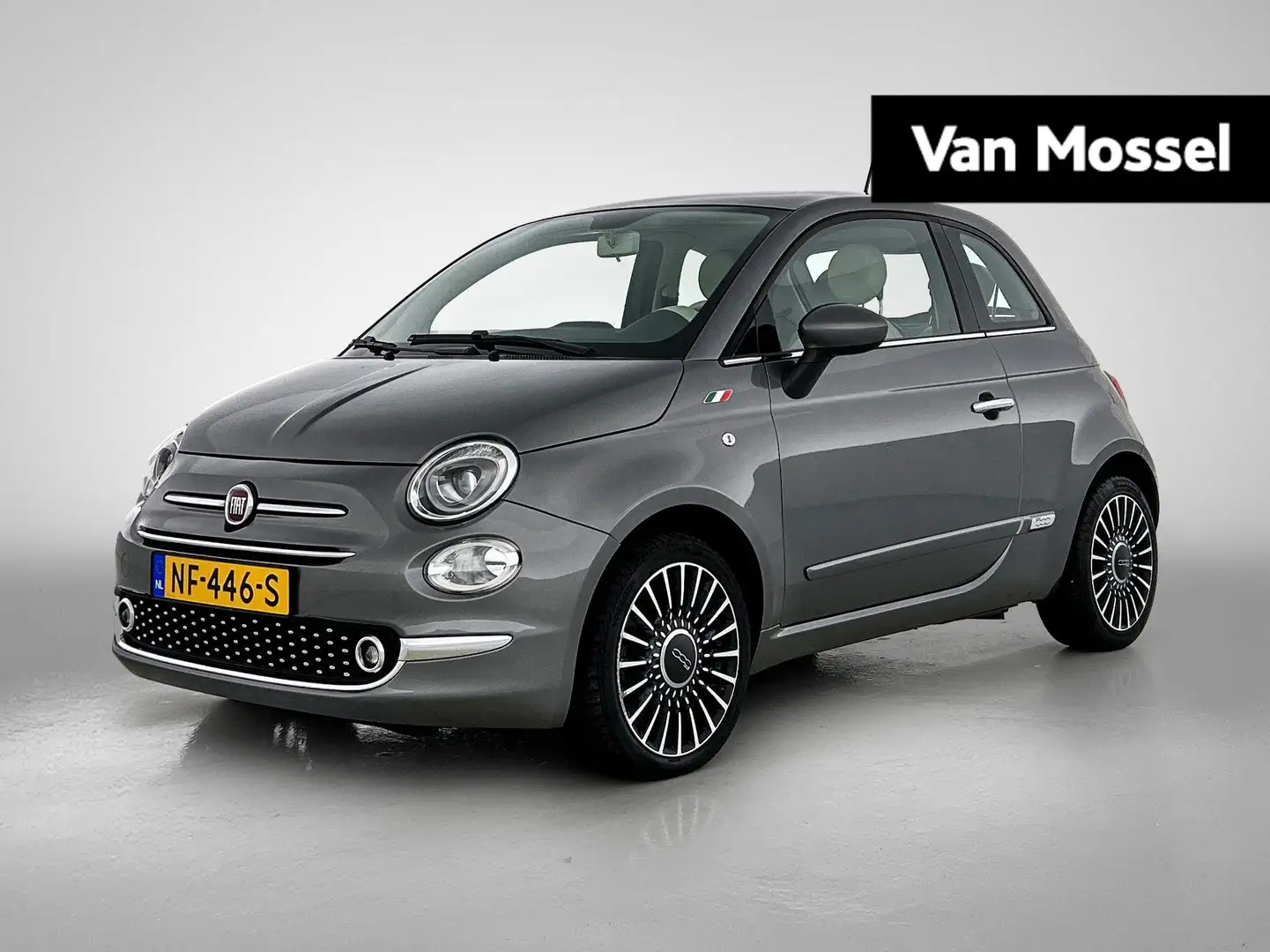Fiat 500 1.2 Lounge | PANORAMADAK | AIRCO | BLUETOOTH | Gris - 1