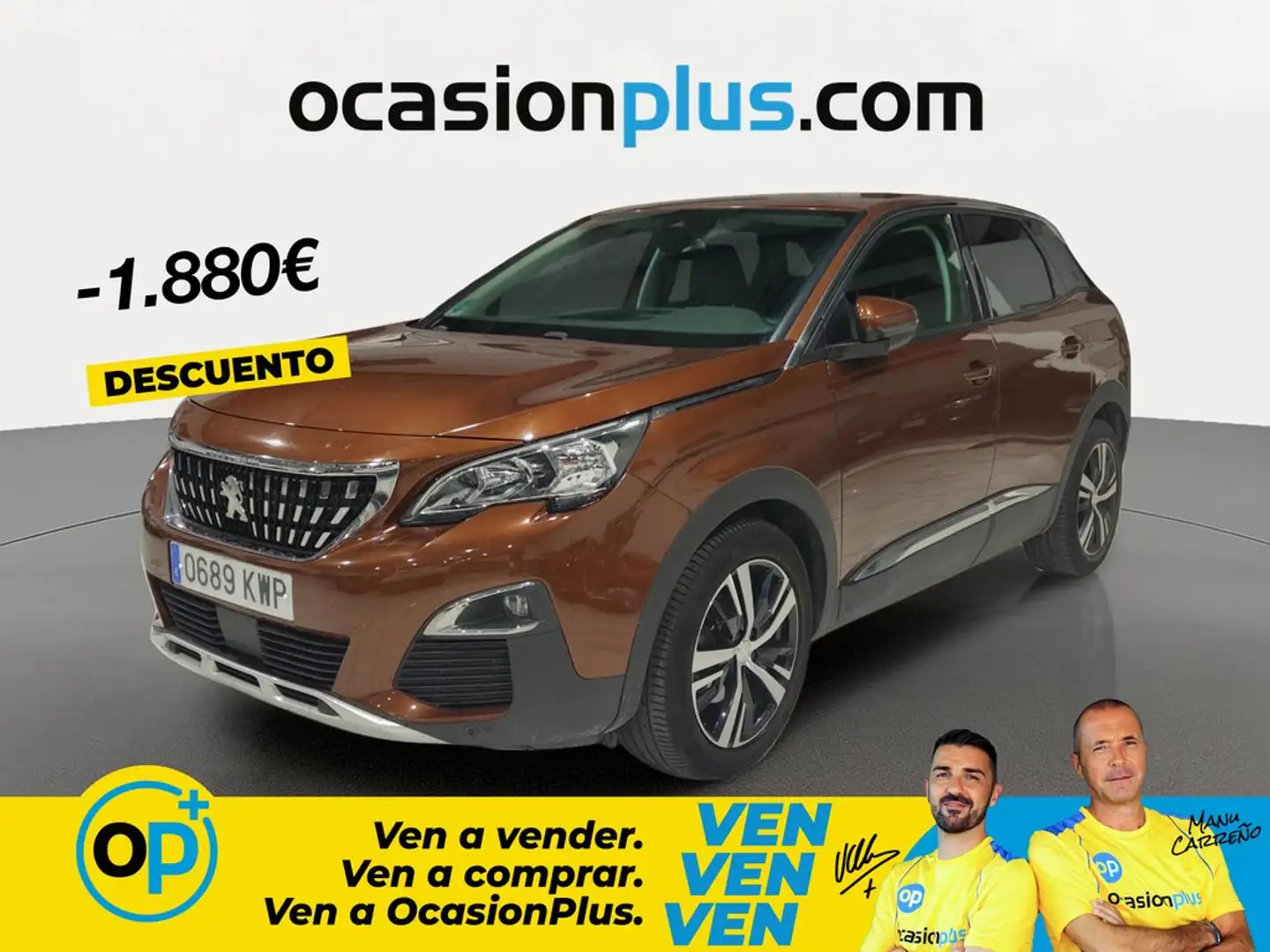 Peugeot 3008 1.5BlueHDi Allure S&S EAT8 130 Marrón - 1