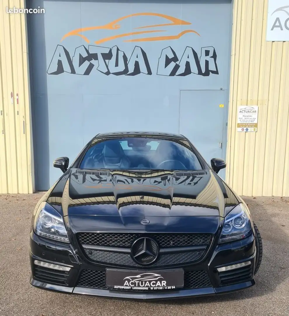 Mercedes-Benz SLK Classe Mercedes 55 AMG V8 421Ch 7G Tronic CABRIOLET Schwarz - 2