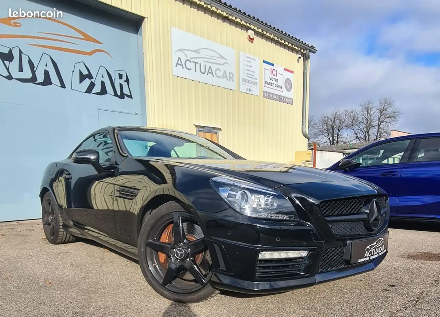 Mercedes-Benz SLK Classe Mercedes 55 AMG V8 421Ch 7G Tronic CABRIOLET Schwarz - 1