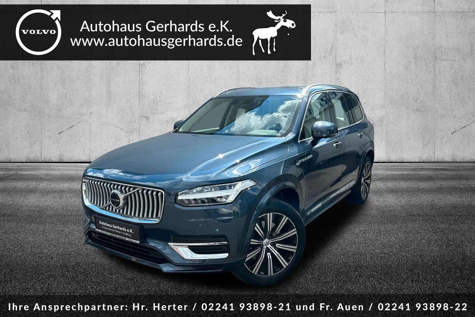 Volvo XC90 Inscription T8 Plug-In AWD 7 Sitze, Massage Blau - 1
