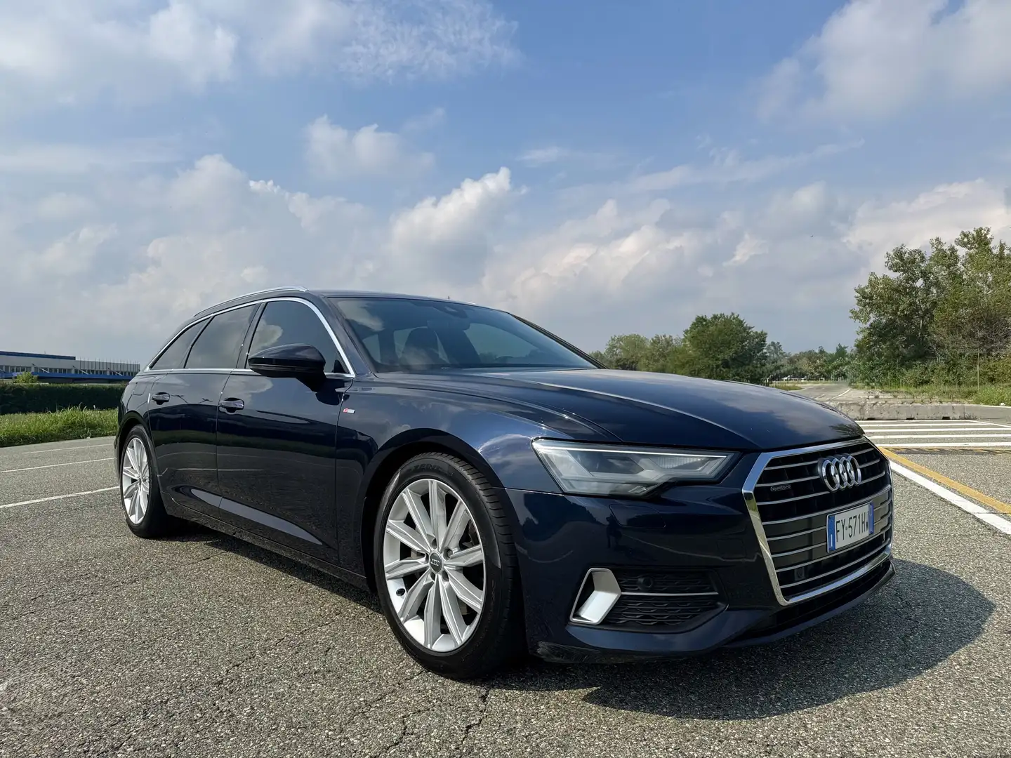 Audi A6 Avant 50 3.0 tdi mhev S-line quattro Iva Esposta Blu/Azzurro - 1