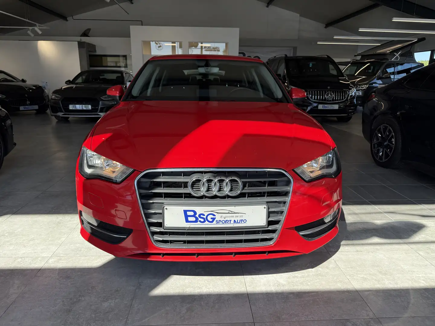 Audi A3 1.8 Turbo//gps//1er proprio roule nikel Rouge - 2