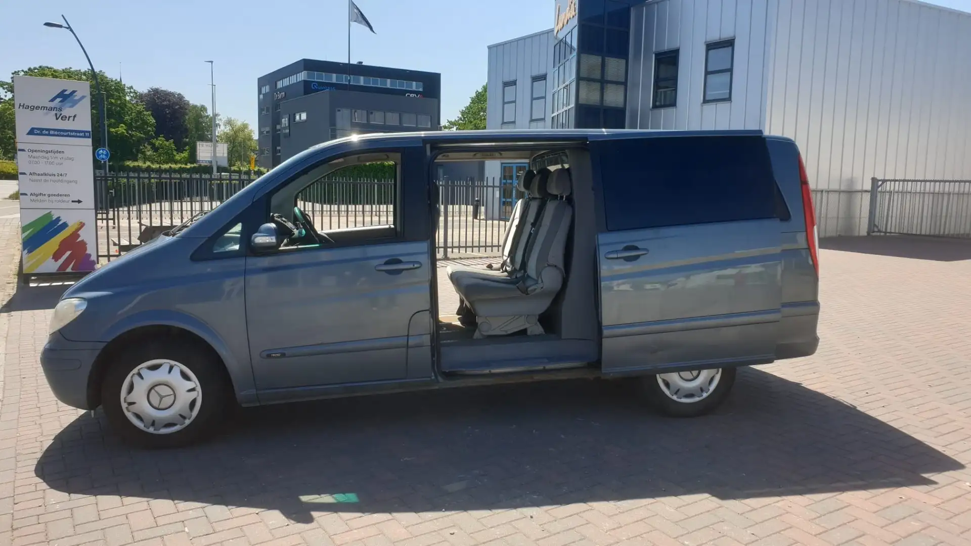 Mercedes-Benz Viano 2.2Cdi Automaat Lang 150pk Dubbel Cabine Airco opt Bleu - 2