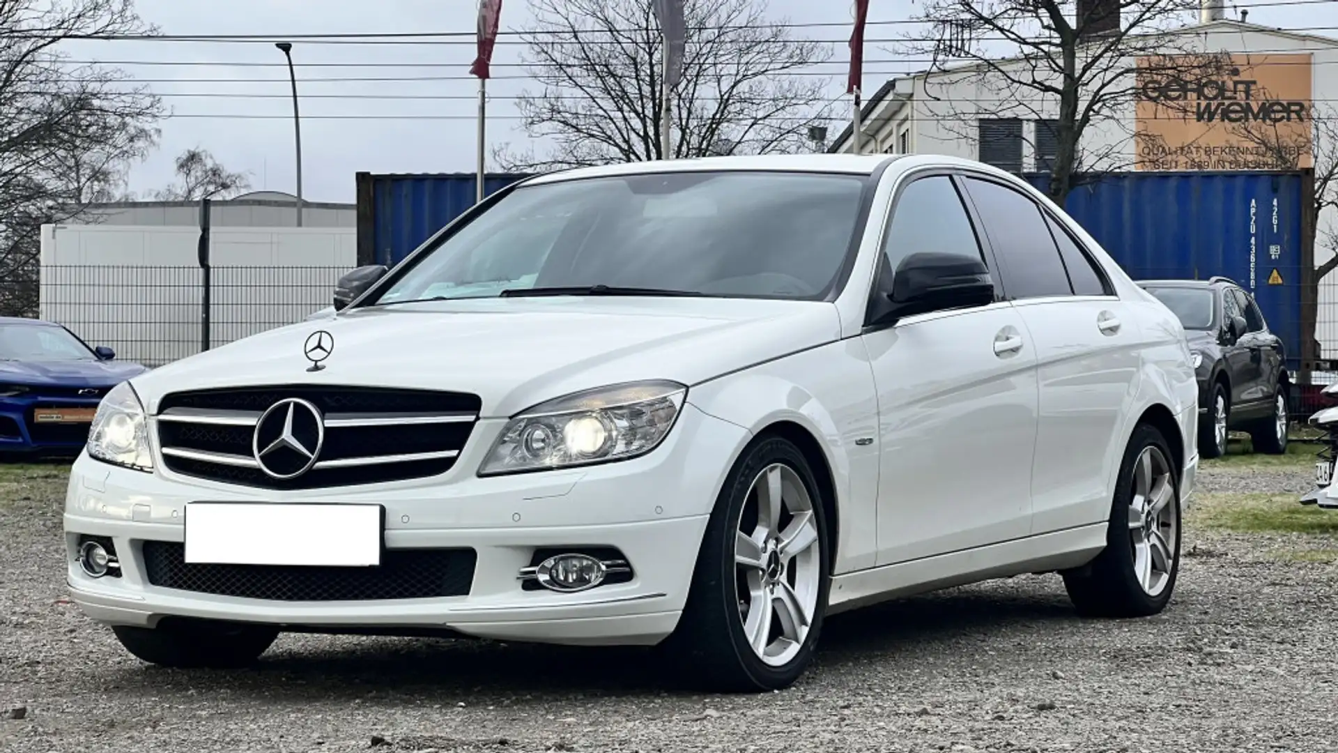 Mercedes-Benz C 180 #Kette-neu#Avntg#AMG#Nav#Xen#AHK#PTS Weiß - 2