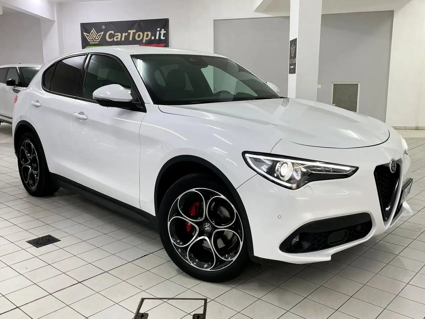 Alfa Romeo Stelvio 2.2 TD 190 CV SPRINT Q4 CERCHI 20" PINZE ROSSE Blanc - 2