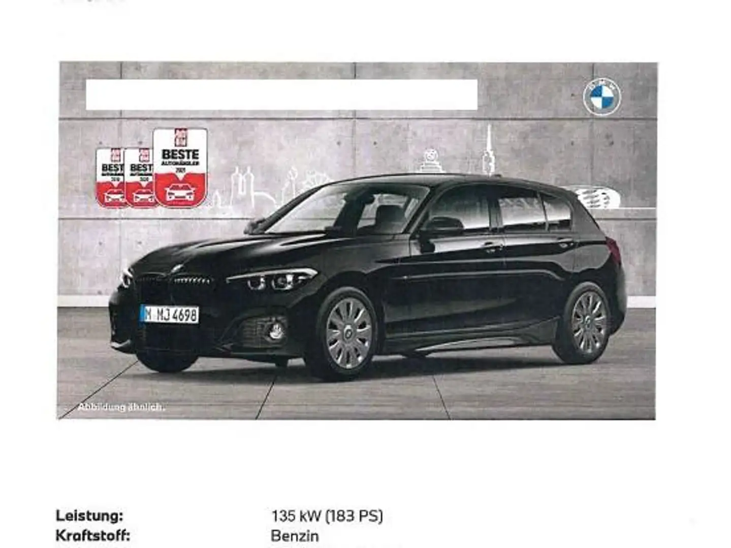 BMW 120 120i Aut. Sport Line Schwarz - 1