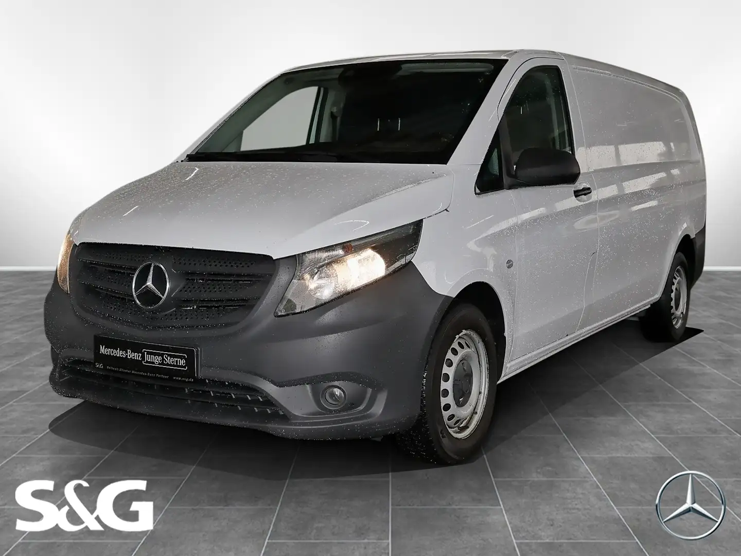 Mercedes-Benz Vito 114 CDI Kasten Extralang RüKam+AHK+Totwink. Wit - 1