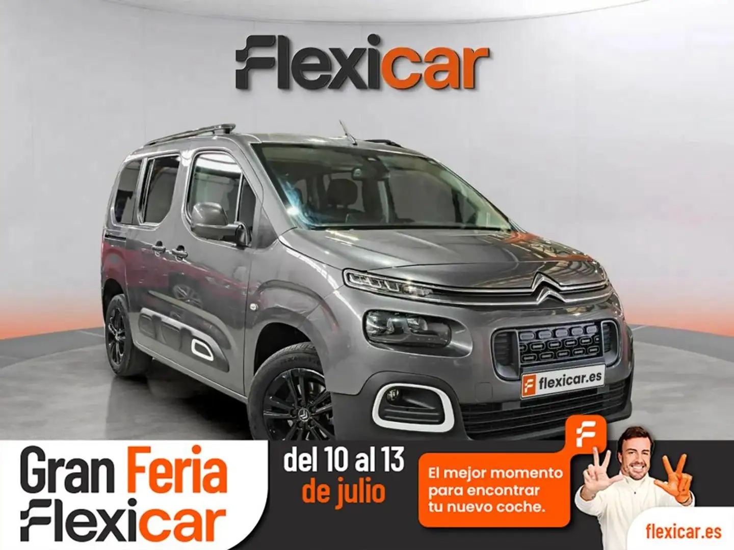 Citroen Berlingo Talla M BlueHDi 100 S&S FEEL Gris - 1