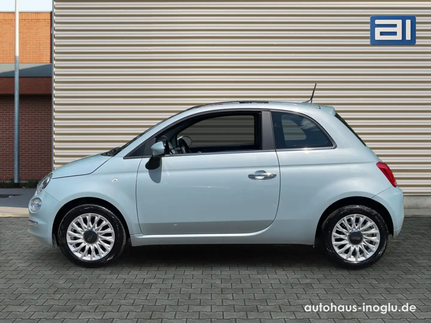 Fiat 500 1.0 Hybrid Dolcevita UConnect+Navi+Pano+PDC+ Groen - 2