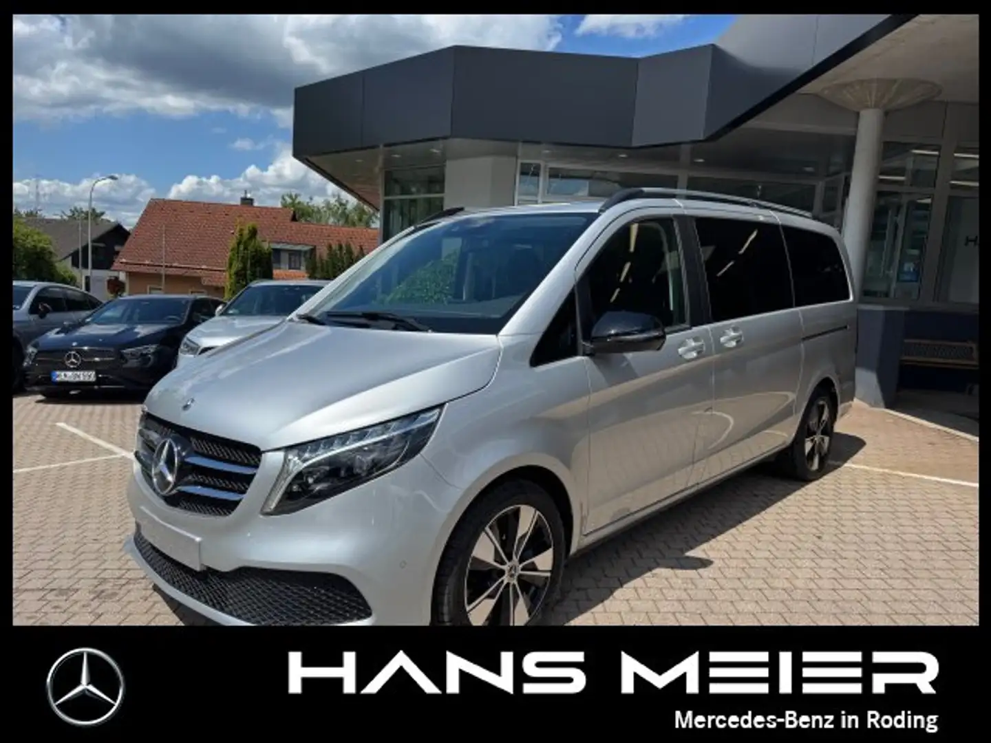Mercedes-Benz V 220 V 220 d EDITION Lang 8-Sitzer LED Night AHK 2.5 BC Silber - 1