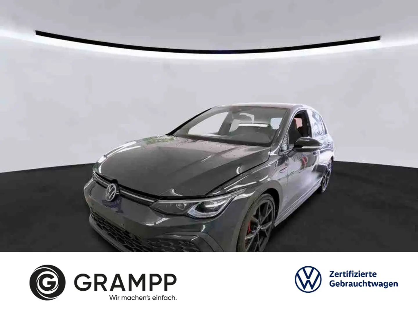 Volkswagen Golf GTI +BLACK STYLE+LEDER+AHK+KAMERA+LED+MEMOR Grau - 1