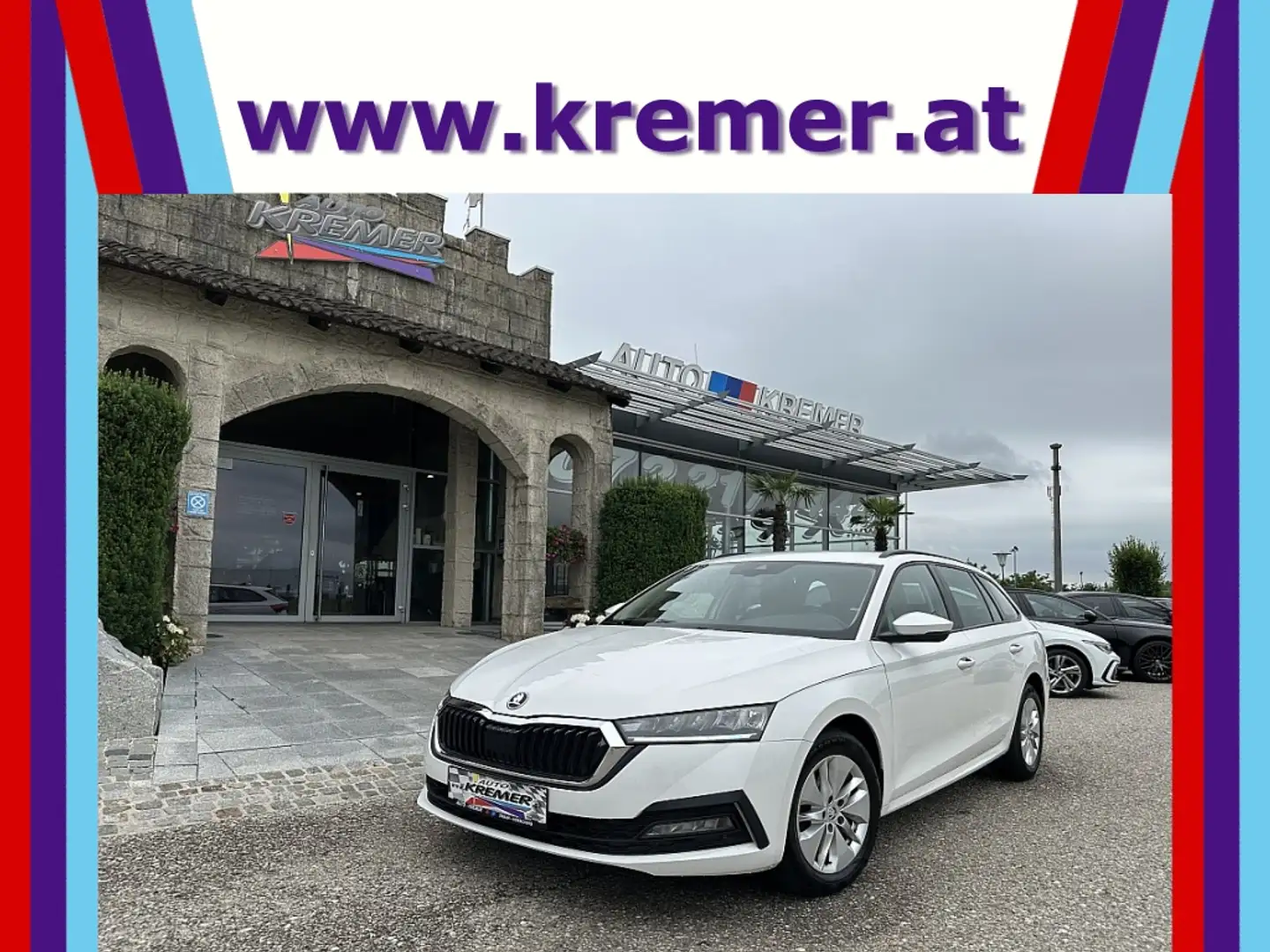 Skoda Octavia Combi 2,0 TDI Ambition/1.BESITZ/AHK/SHA/LED/TEM... Blanc - 1