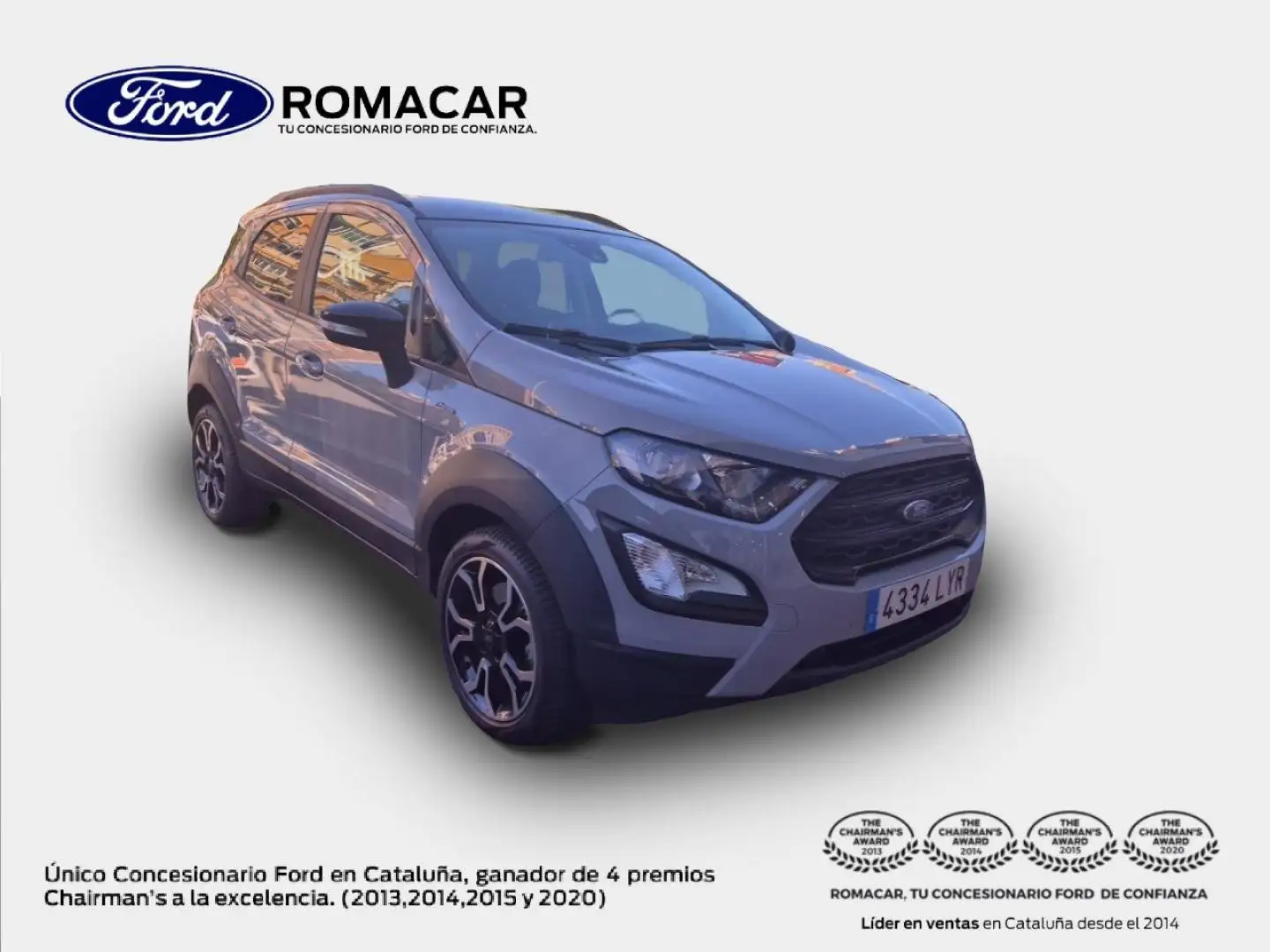 Ford EcoSport 1.0 EcoBoost Active 125 Gris - 1