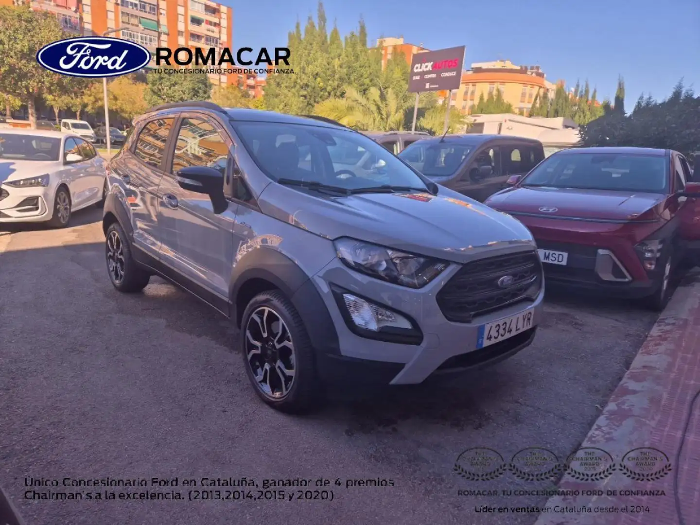 Ford EcoSport 1.0 EcoBoost Active 125 Gris - 2