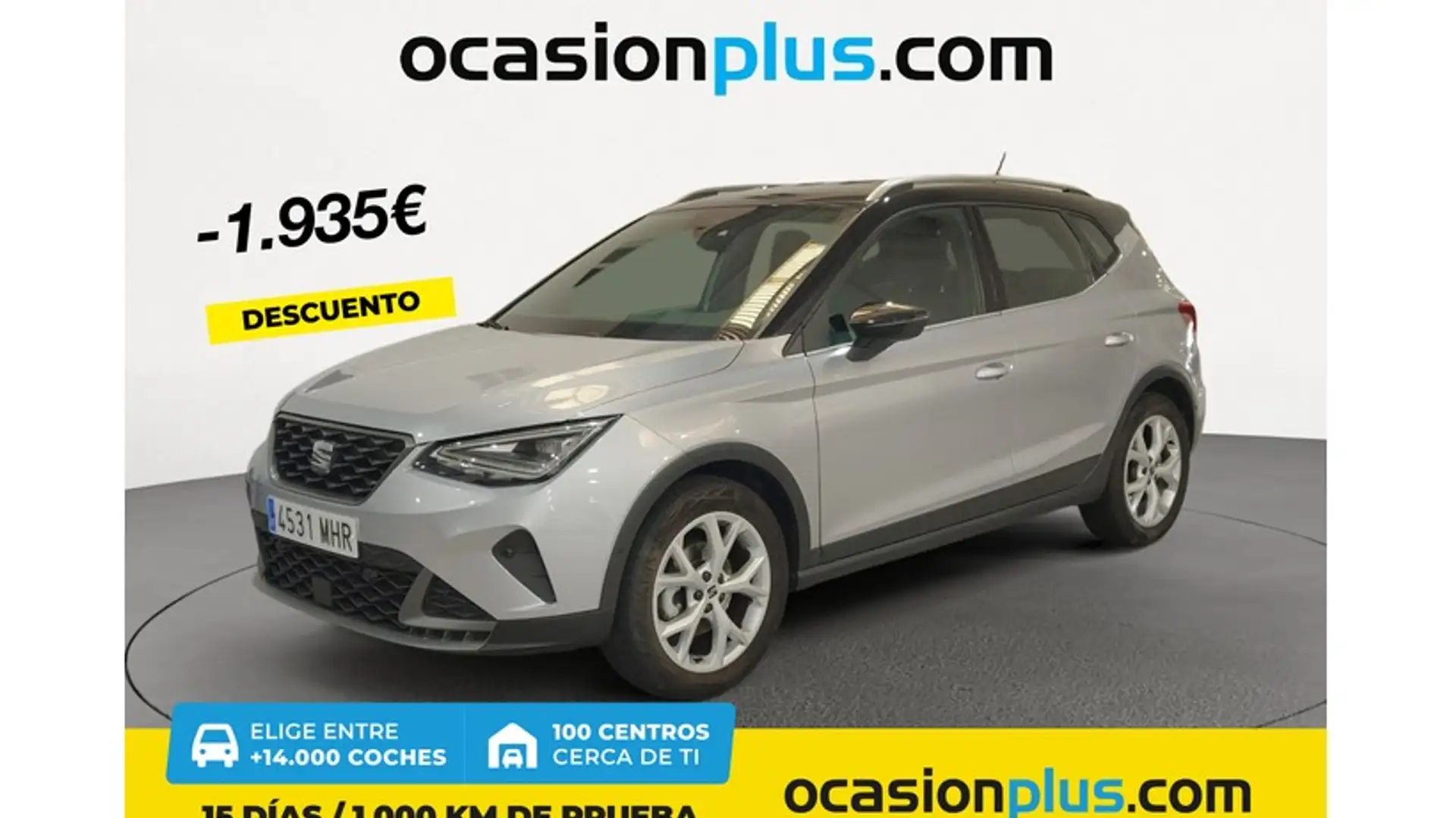 SEAT Arona 1.0 TSI S&S FR DSG7 XM 110 Zilver - 1