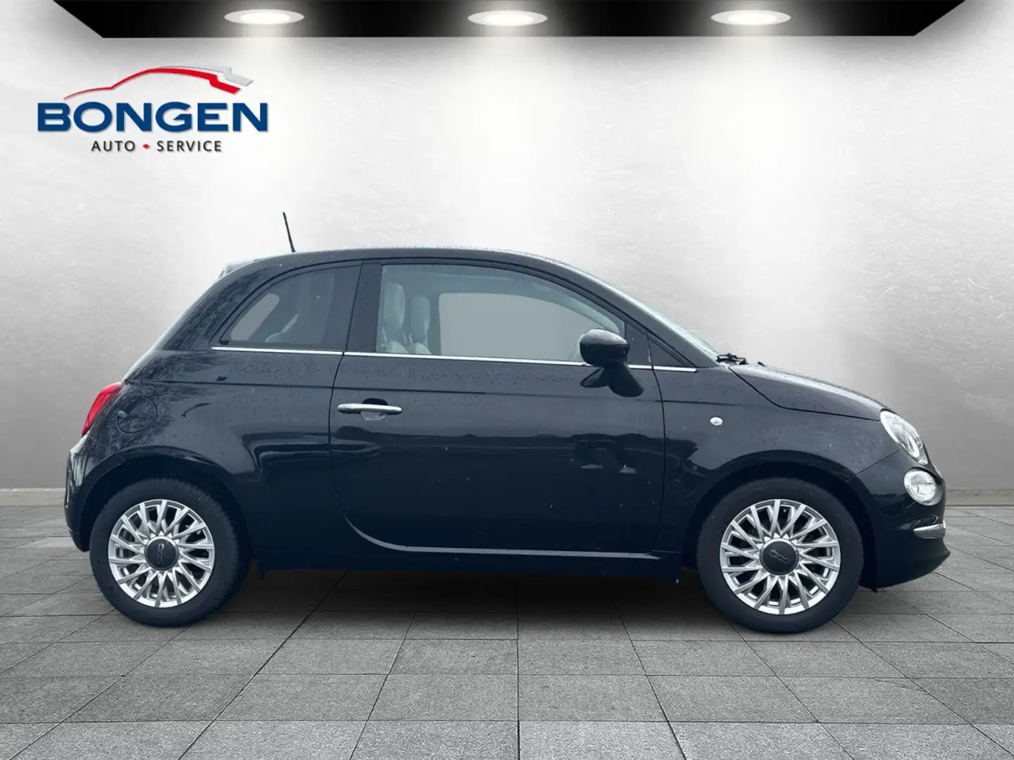 Fiat 500 Lounge Navi Pano Bluetooth Klima Navi Negro - 2
